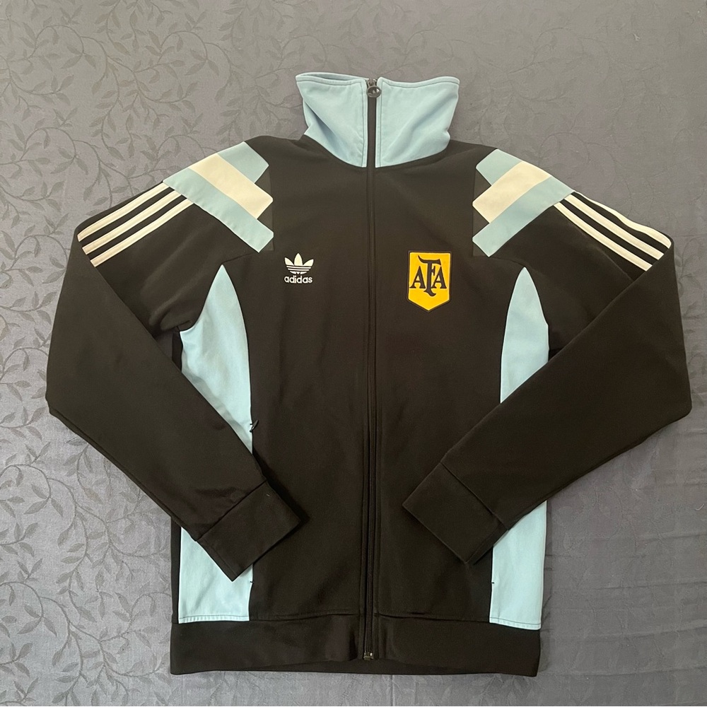 Adidas Argentina Retro Football Tracksuit Full Zip Jacket Men’s Medium